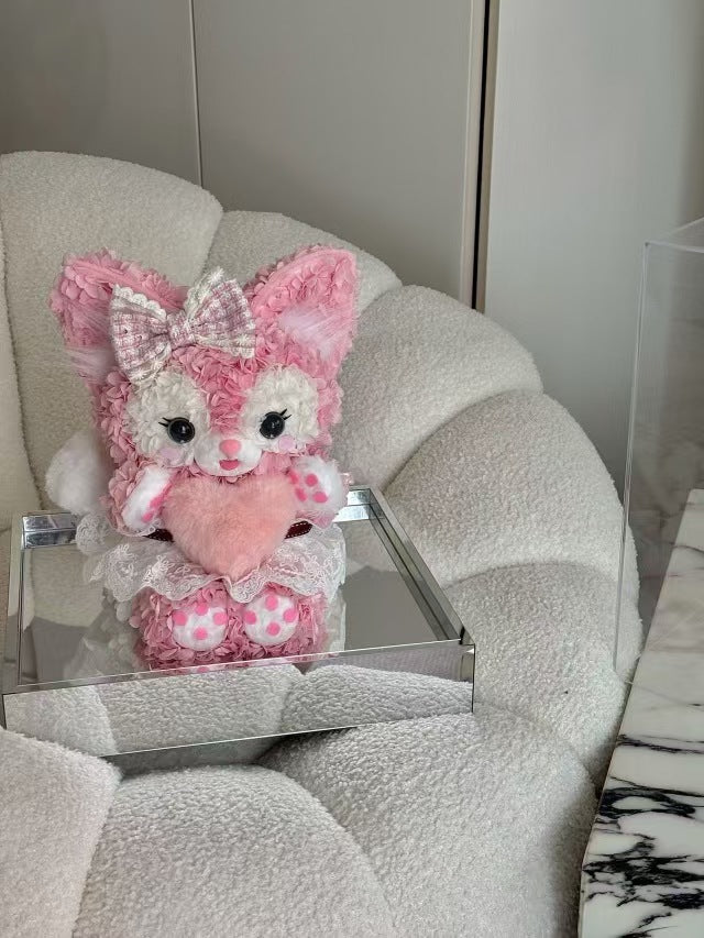 Pattern Series: Pink Little Fox Preserved Flower Gift Box