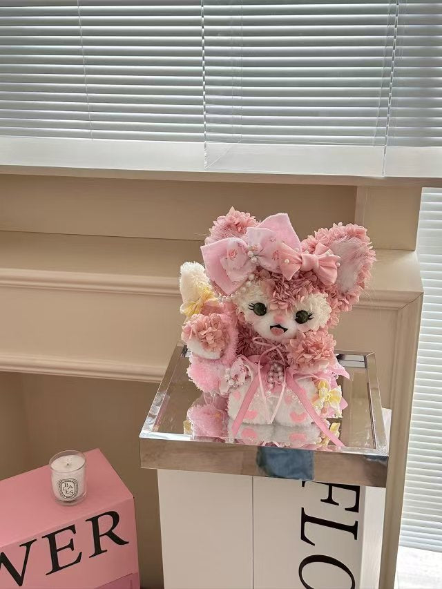 Pattern Series: Pink Little Fox Preserved Flower Gift Box