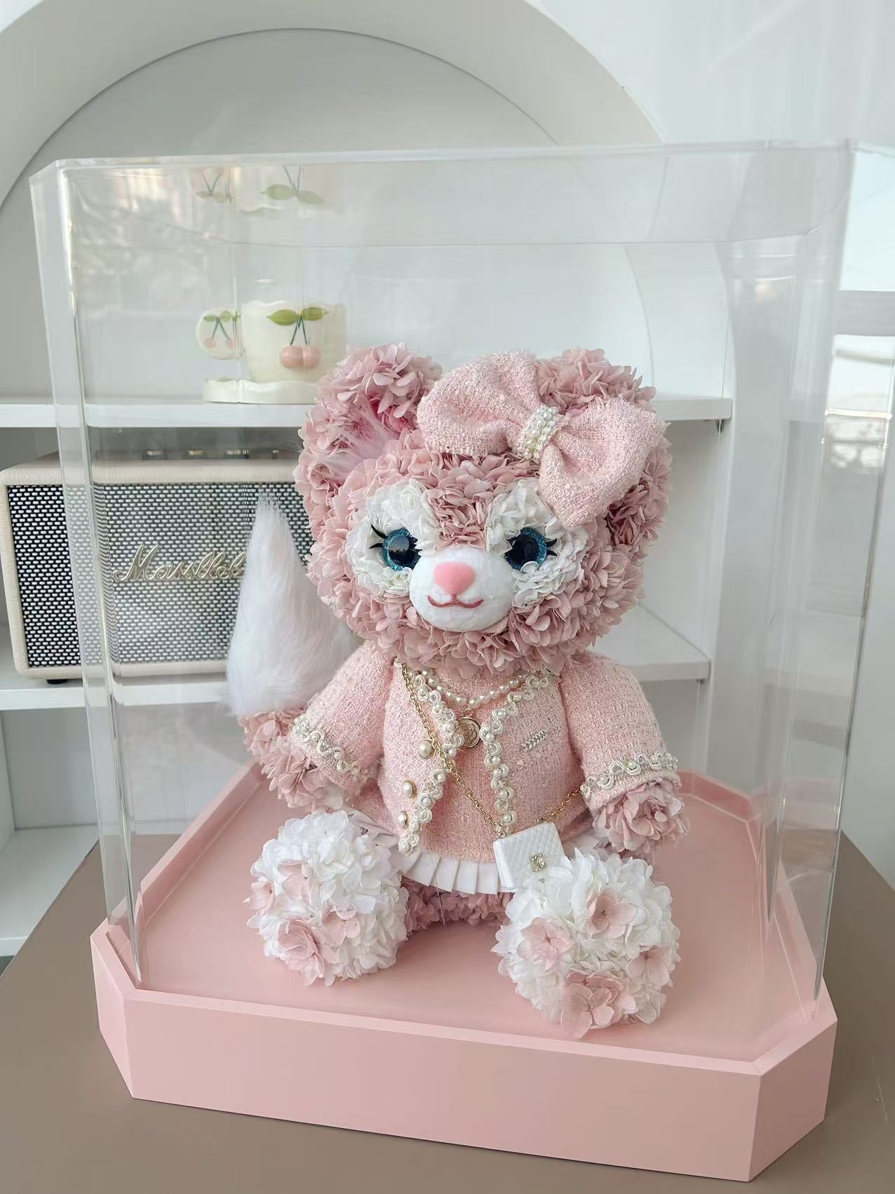 Pattern Series: Pink Little Fox Preserved Flower Gift Box