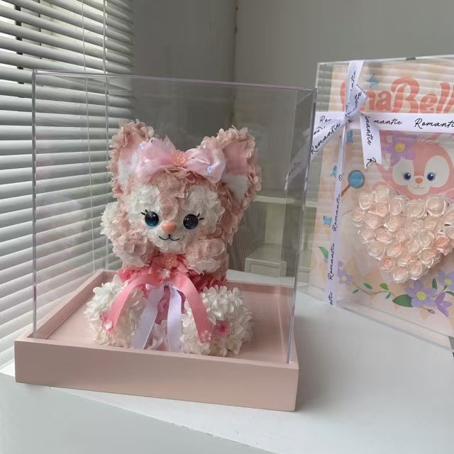 Seasonal Series: Pink Little Fox Preserved Flower Gift Box