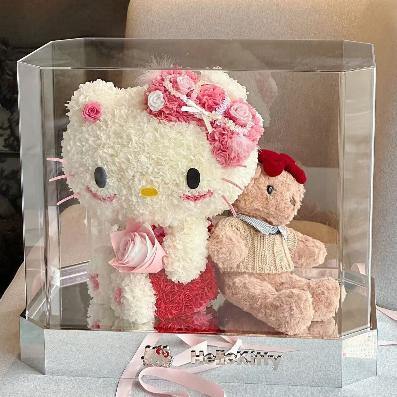 Large Kitty Series: Preserved Flower Gift Box